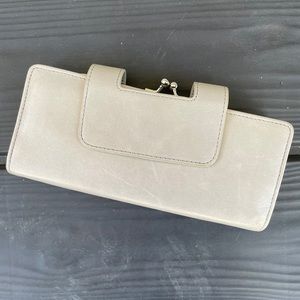 HOBO Nancy Gray Clutch Wallet